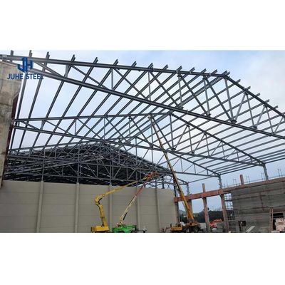 Aço leve Q355 Q235 Quadro Estrutura de aço pré-fabricada Hangar para armazém Casa de oficina