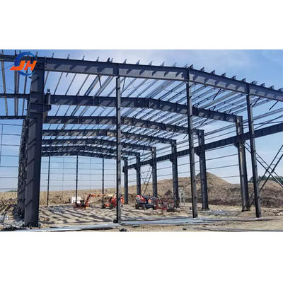 Aço leve Q355 Q235 Quadro Estrutura de aço pré-fabricada Hangar para armazém Casa de oficina