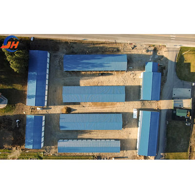 Q355 Q235B Edifícios de oficinas pré-fabricados Edifícios metálicos Garagens