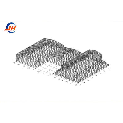 Q235 Q355B Estrutura de estruturas metálicas de aço Materiais de construção pré-fabricados para oficinas