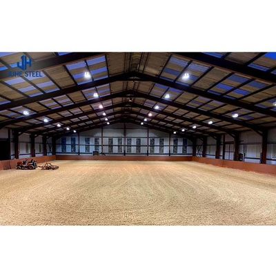 Estrutura de aço para estaleiros agrícolas Tecido para armazéns Construção de estruturas de metal