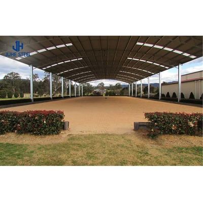 Estrutura de aço para estaleiros agrícolas Tecido para armazéns Construção de estruturas de metal