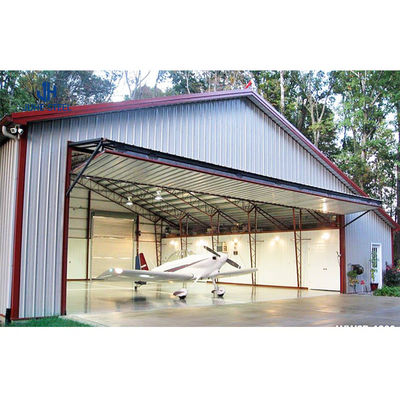 Hangar de aeronaves de estrutura pré-fabricada de aço com certificado ISO9001 2008/CE/BV