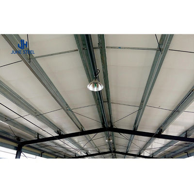 2-10m de altura Estrutura de aço galpão de vacas pré-fabricado Edifício de armazém com tubo de 48mm