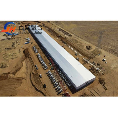 Cabalo de metal galpões estrutura de aço leve edifício de armazém para otimizar a utilização do espaço
