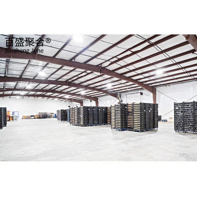 Estrutura de aço pré-construída Design de oficina de garagem com telhado de chapa de aço única