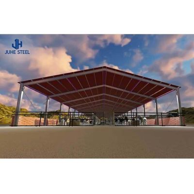 Q235B/Q345B Quartos agrícolas versáteis com baixo teor de carbono pintados para armazéns pré-fabricados