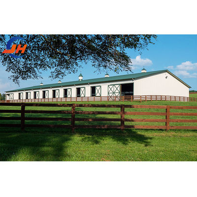 Q235B/Q345B Estrutura de aço de baixo carbono Casa de porco pré-fabricada