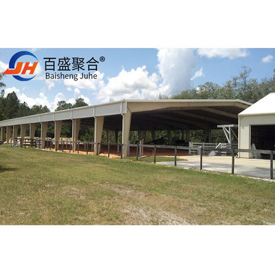 Q235B/Q345B Estrutura de aço de baixo carbono Casa de porco pré-fabricada