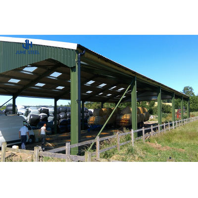 Q235B/Q345B Estrutura de aço de baixo carbono Casa de porco pré-fabricada