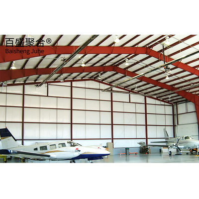 Oficina de construção de estruturas de aço para armazéns de hangares pré-fabricados