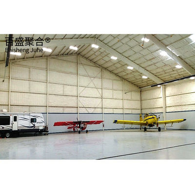 Oficina de construção de estruturas de aço para armazéns de hangares pré-fabricados