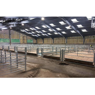 Q345 Q235 Light Steel Structure For Goat Farming Shed And Cow Cattle Building Estrutura de aço leve para criação de cabras