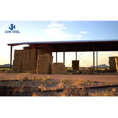 Gerenciamento de explorações agrícolas Q235/Q345B Grau Granjas de metal pré-fabricadas Casas Granjas de metal pré-fabricadas
