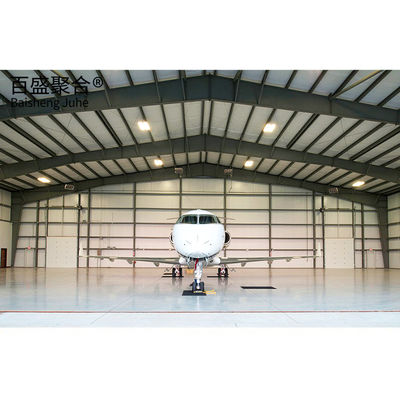 Espaço de estrutura de telhado Hangar de aço leve pré-fabricado para depósito de manutenção de aeronaves