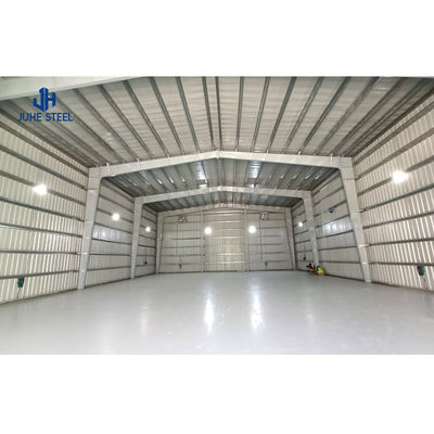Espaço de estrutura de telhado Hangar de aço leve pré-fabricado para depósito de manutenção de aeronaves