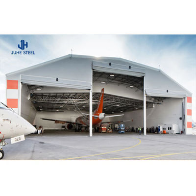 Espaço de estrutura de telhado Hangar de aço leve pré-fabricado para depósito de manutenção de aeronaves