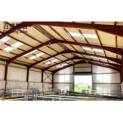 Estrutura de aço pré-fabricada para avicultura