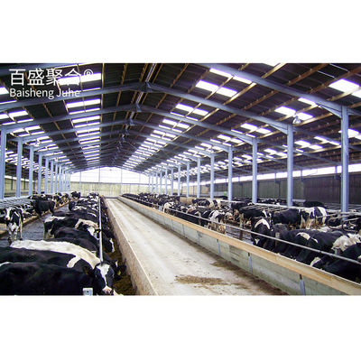 Estrutura de aço pré-fabricada para avicultura
