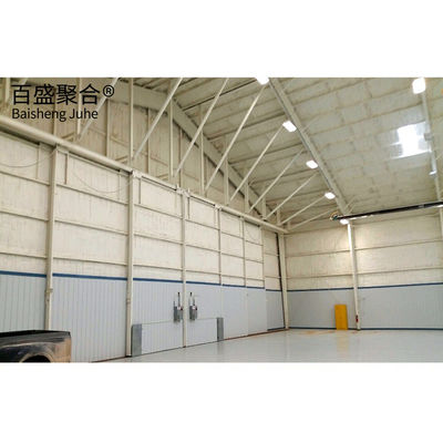 Estrutura de aço de viga de aço sólida em forma de H. Hangar de aeronaves modular