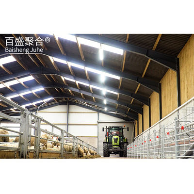 Estrutura de grelha de comprimento de onda Q235/Q345 Estrutura de aço pré-fabricada de aço com baixo teor de carbono