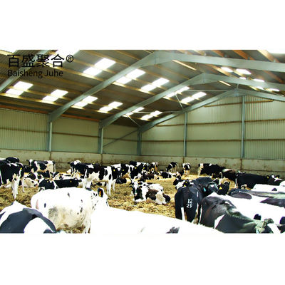 Estrutura de grelha de comprimento de onda Q235/Q345 Estrutura de aço pré-fabricada de aço com baixo teor de carbono