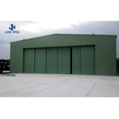 Q235B/Q345B Aço com baixo teor de carbono Estrutura metálica leve pré-fabricada Construção de hangares de aeronaves