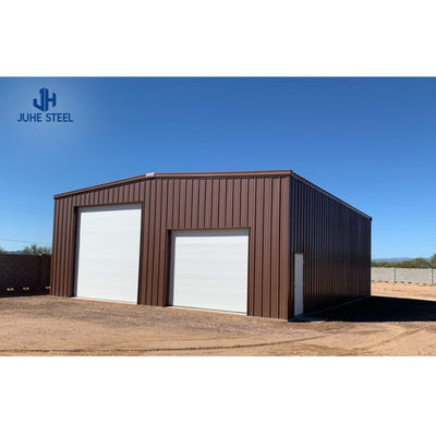 Q235B/Q345B Edifício de garagem de aço metálico de baixo carbono com estrutura pré-fabricada