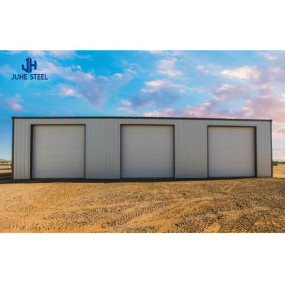 Q235B/Q345B Edifício de garagem de aço metálico de baixo carbono com estrutura pré-fabricada