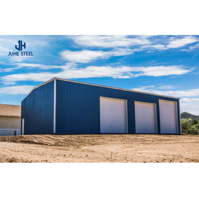 Q235B/Q345B Edifício de garagem de aço metálico de baixo carbono com estrutura pré-fabricada
