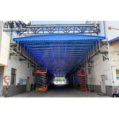 Material de aço Carport retrátil Garagem dobrável Tenda de toldo para caravana e carport