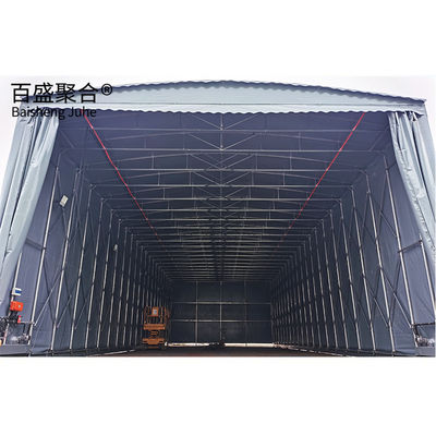 Material de aço Carport retrátil Garagem dobrável Tenda de toldo para caravana e carport