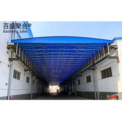Material de aço Carport retrátil Garagem dobrável Tenda de toldo para caravana e carport