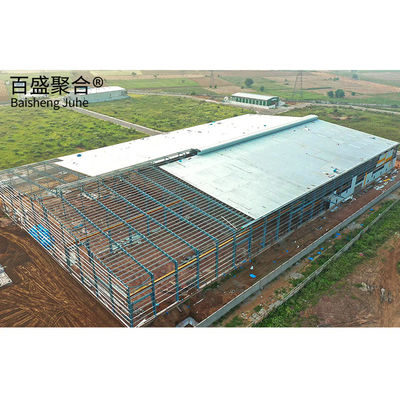 Serviço de descolagem Q235B/Q345B Aço de baixo carbono Edifício comercial pré-fabricado de aço