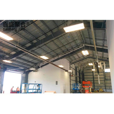 Serviço de descolagem Q235B/Q345B Aço de baixo carbono Edifício comercial pré-fabricado de aço
