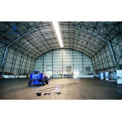 Hangar de arranha-céu e resistente ao vento com edifício de estrutura de aço Q235/Q345B