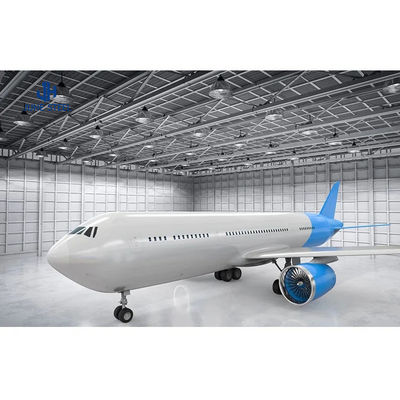 Hangar de arranha-céu e resistente ao vento com edifício de estrutura de aço Q235/Q345B