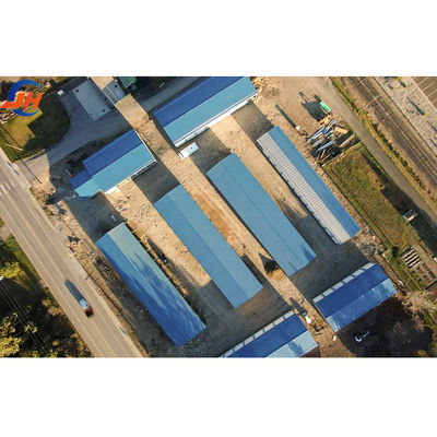 AiSi padrão de grande envergadura pré-fabricado oficina para metal galpão estrutura de construção de casa