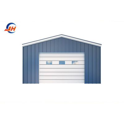 Secção de Estrutura Principal Coulmn Oficina de Estruturas de Aço para Garagem de Cor Verde em Prefab