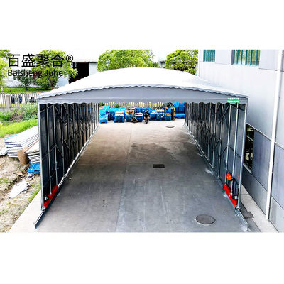 Tenda dobrável elétrica de aço com cobertura removível personalizada e tolerância de ± 1%