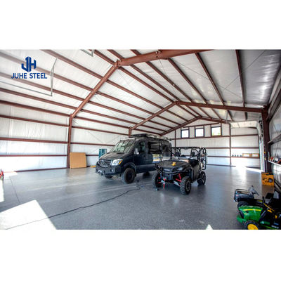 abrigo portátil pré-fabricado de metal carro canopy garagem com sólida H-forma viga de aço