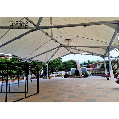 Estrutura de membrana de tração do Parque de estacionamento de sombreado solar com revestimento de PTFE