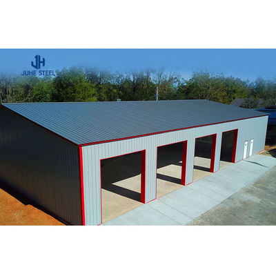 Estrutura de aço leve pré-fabricada Garagem/Shed Tolerância ± 1% para solução de estacionamento perfeita
