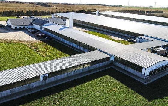 Armazém de metal pré-fabricado de vigas de aço sólidas em forma de H