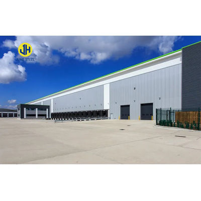 Armazém de metal pré-fabricado de vigas de aço sólidas em forma de H