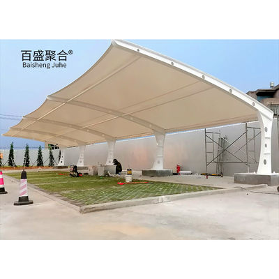 Capa de chuva exterior Estrutura de membrana do carport de alumínio Parque de estacionamento de carros barraca tenda para festa