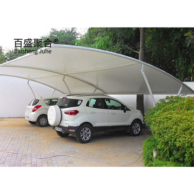 Carportes de estrutura de metal tratados por calor para estacionamento de carros em material resistente ao clima