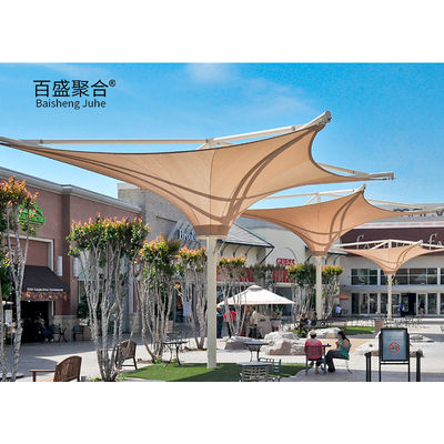 PTFE Tecido Arquitetônico Tenda Shade Shed Estrutura de Membrana Tensile Para Paisagem