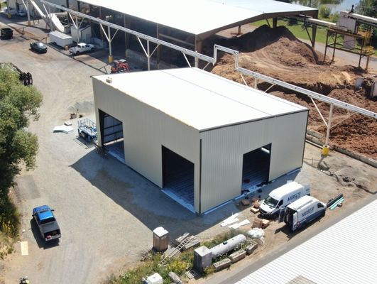 Q235B/Q345B Grade Shed Metal Prefabricado com um nível para fácil construção Hall Light Steel