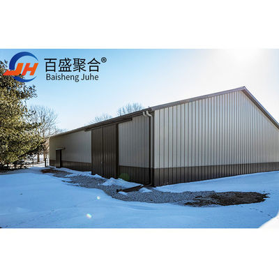 Q235B/Q345B Grade Shed Metal Prefabricado com um nível para fácil construção Hall Light Steel